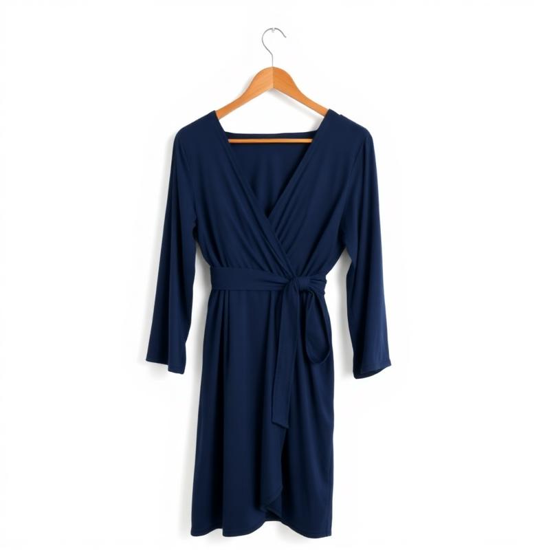 Wrap Front Maternity Dress